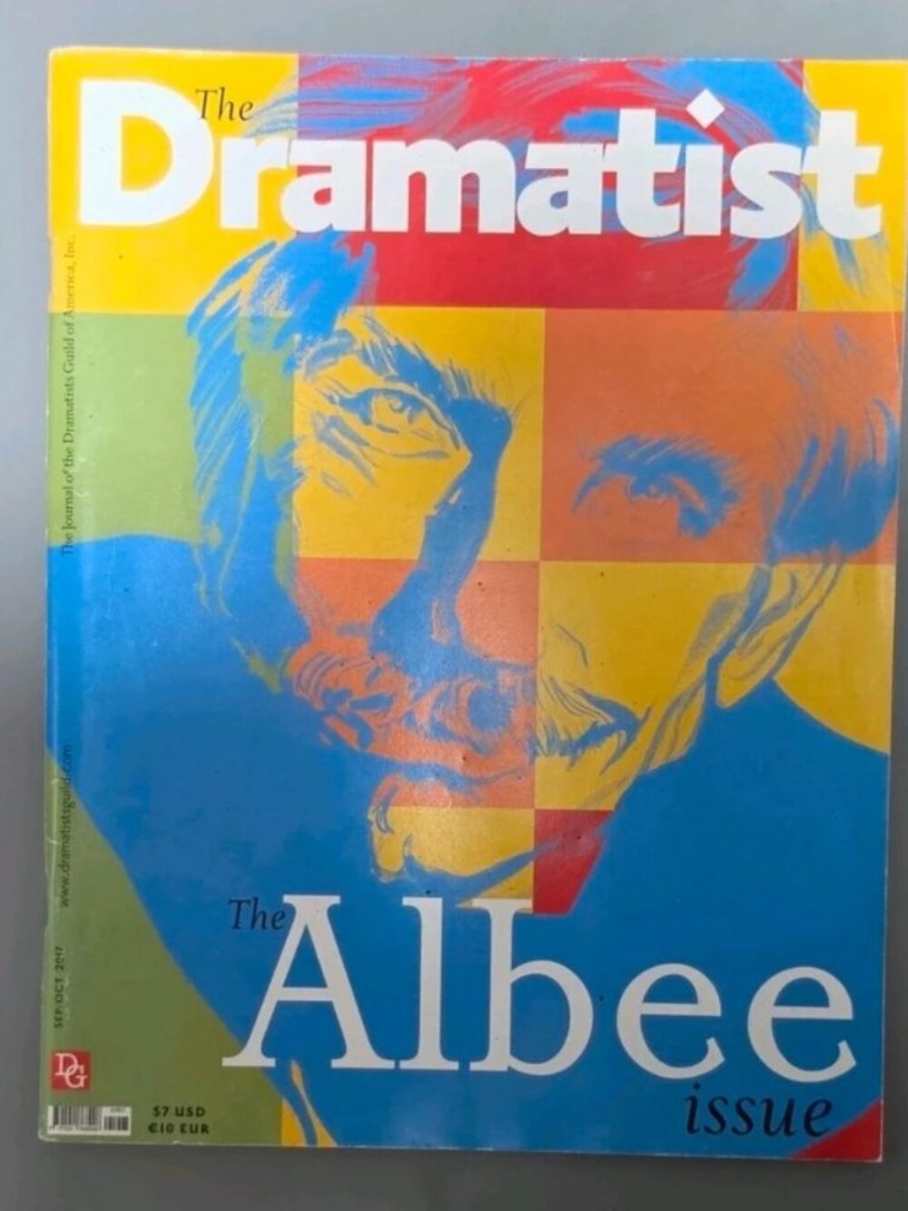 The Dramatist Sept/Oct 2017 Magazine Edward Albee Issue #5 Illustrated ISSN